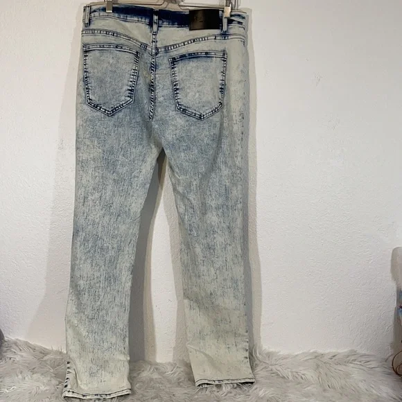 REASON CLOTHING NEW YORK Premium Denim And Goods Comic Denim Jeans Multi Size 40 - Picture 7 of 16